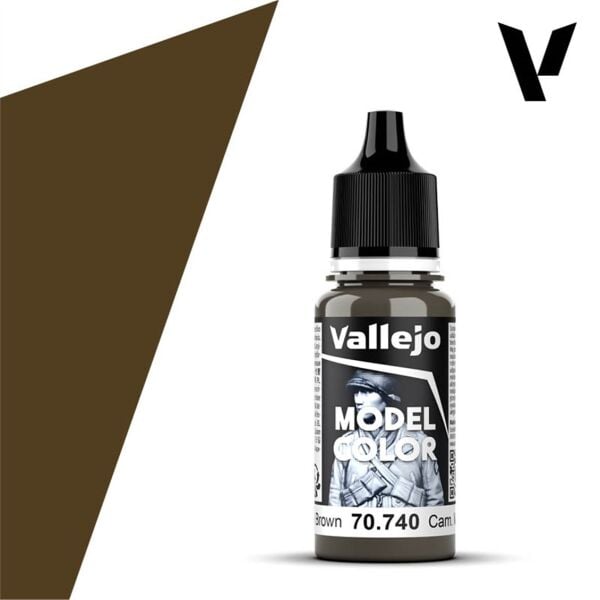 Vallejo 70740 18 ml. (117) Cam. Middle Brown, Model Color Serisi Model Boyası