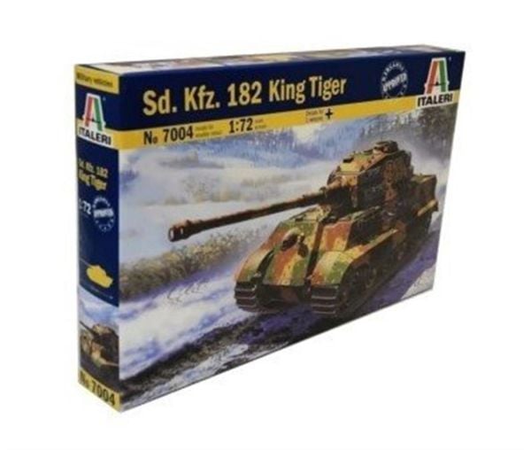 Italeri 7004S 1/72 Ölçek, Sd. Kfz.182 King Tiger Tank, Plastik Model kiti