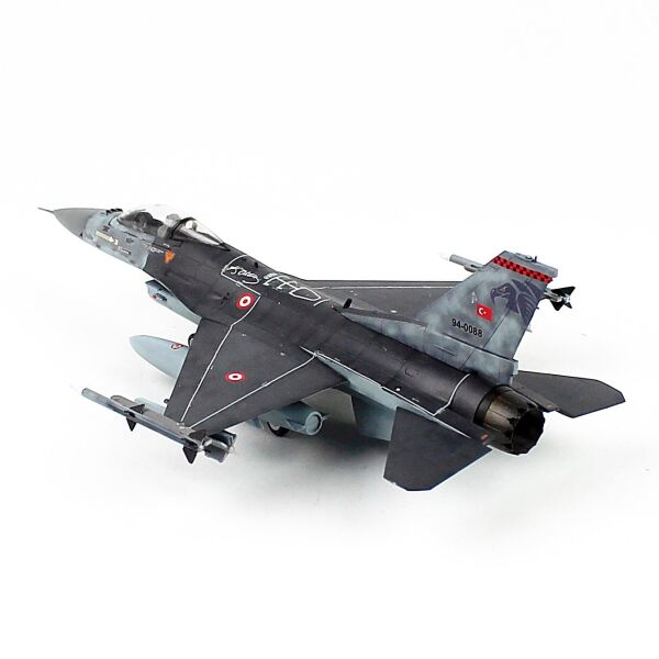 QD602 1/72 Ölçek, F-16C B-50 Savaşan Şahin, Tunç 151.Filo,Sergilemeye Hazır Model Uçak