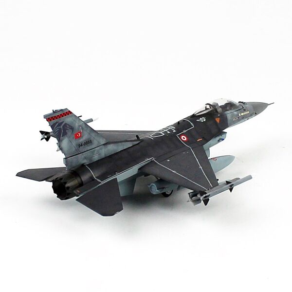 QD602 1/72 Ölçek, F-16C B-50 Savaşan Şahin, Tunç 151.Filo,Sergilemeye Hazır Model Uçak