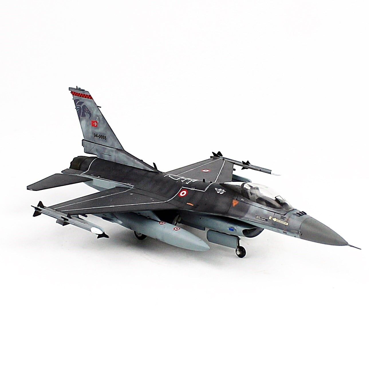 QD602 1/72 Ölçek, F-16C B-50 Savaşan Şahin, Tunç 151.Filo,Sergilemeye Hazır Model Uçak