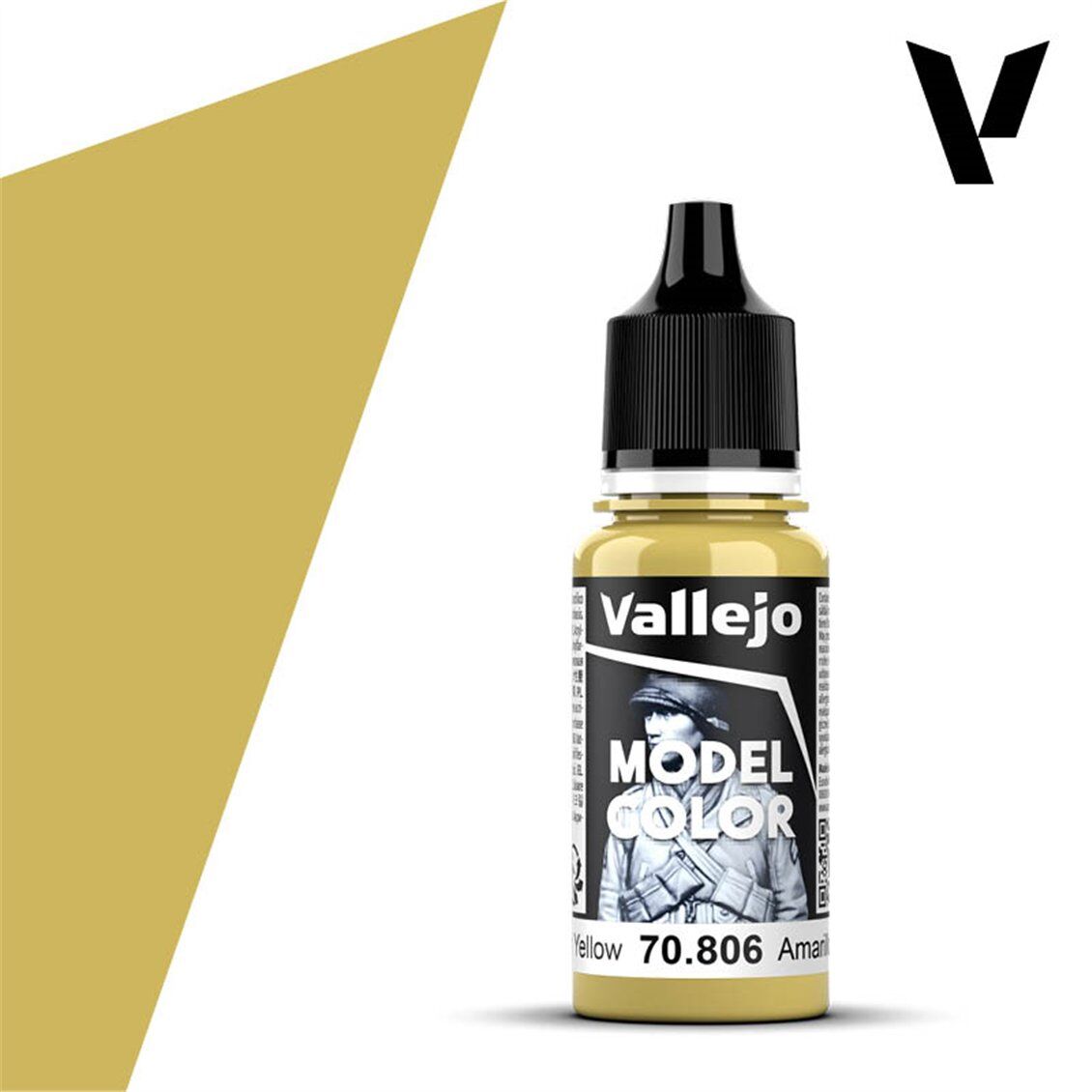 Vallejo 70806 18 ml. (119) German Yellow-Matt, Model Color Serisi Model Boyası