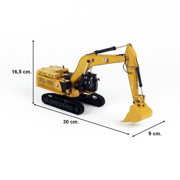 Diecast Masters 85709 1/50 Ölçek, Cat 395 Geniş Tip Ekskavatör, Sergilemeye Hazır Metal İş Makinası Modeli