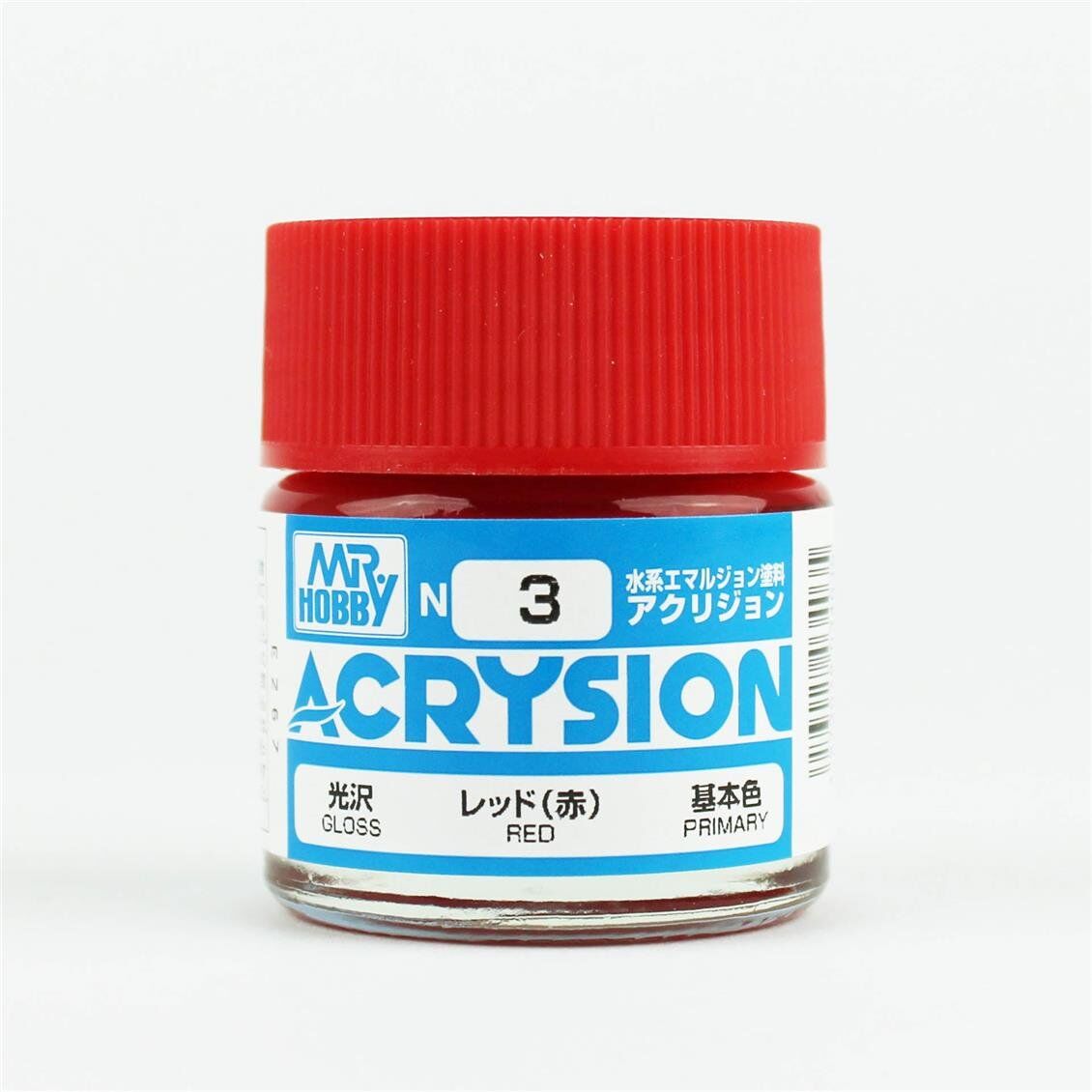 Mr.Hobby N-003 10 ml. Red, Acrysion Serisi Model Boyası