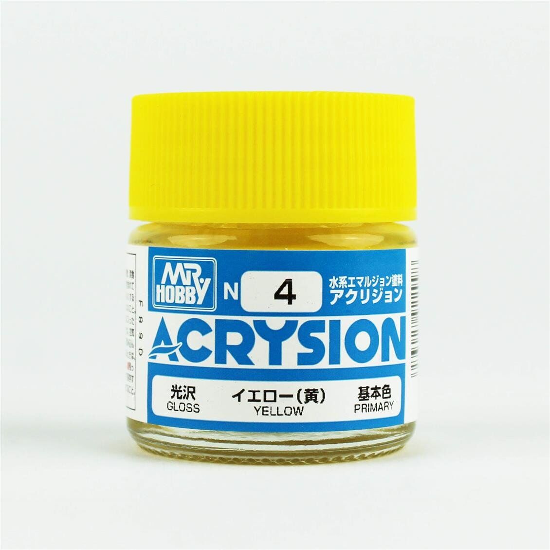 Mr.Hobby N-004 10 ml. Yellow, Acrysion Serisi Model Boyası
