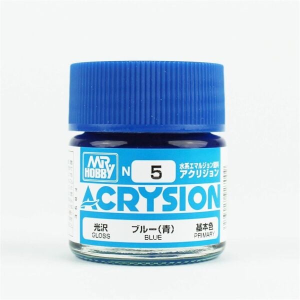Mr.Hobby N-005 10 ml. Blue, Acrysion Serisi Model Boyası