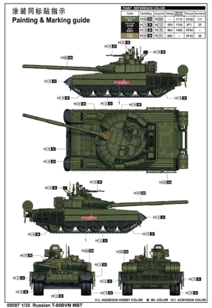 1/35 Russian T-80BBVM MBT