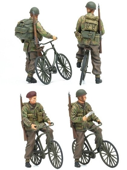 1/35 British Paratroop/Bicycle