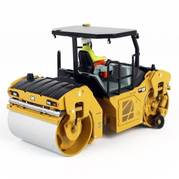 Diecast Masters 85594 1/50 Ölçek, Cat CB-13 Tandem Titreşimli Silindir, Sergilemeye Hazır Metal İş Makinası Modeli