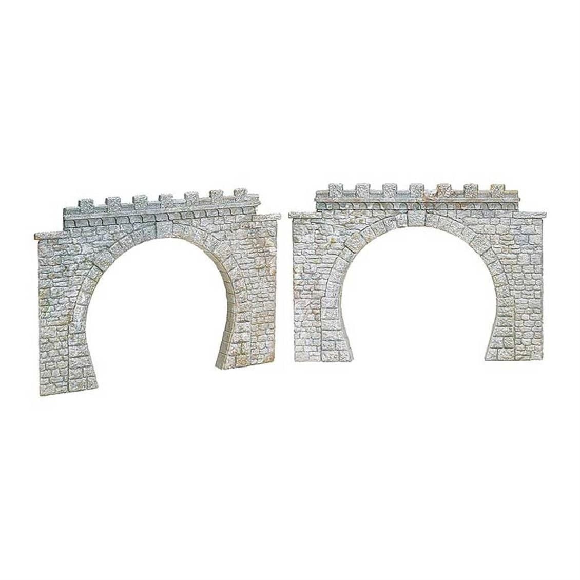 Faller 120565 1/87 Ölçek, Tünel Girişi, Çift Hatlı ( 2 adet ), Plastik Model Kiti