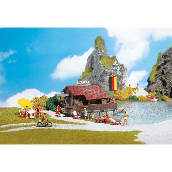 Faller 130284 1/87 Ölçek, Kayıkhane, Plastik Model Kiti
