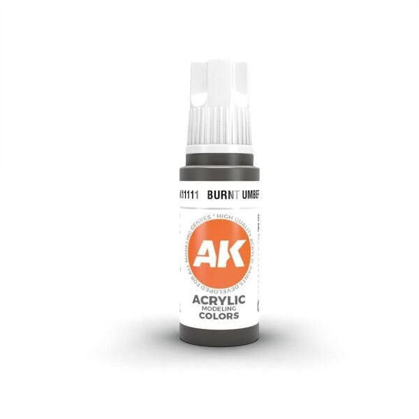 AK 11111 17 ml. Burnt Umber, 3GEN Akrilik Model Boyası