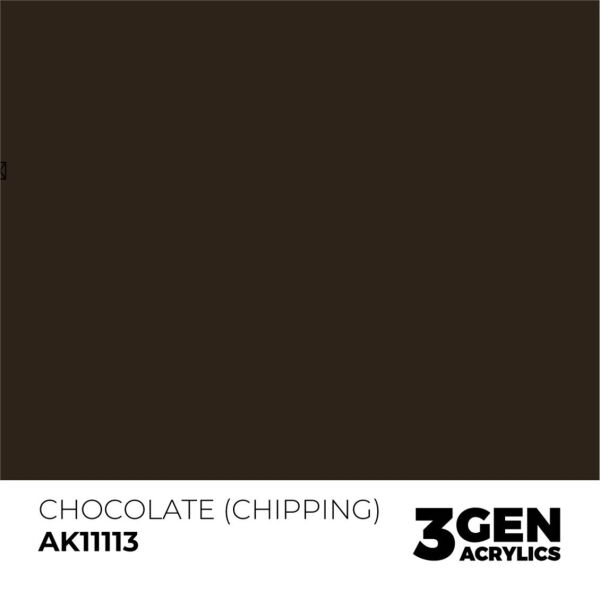 AK 11113 17 ml. Chocolate (Chipping), 3GEN Akrilik Model Boyası