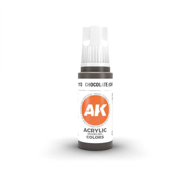 AK 11113 17 ml. Chocolate (Chipping), 3GEN Akrilik Model Boyası