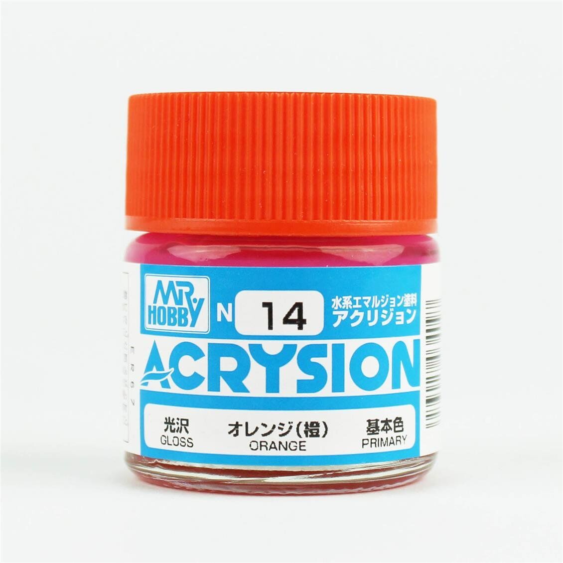 Mr.Hobby N-014 10 ml. Orange, Acrysion Serisi Model Boyası
