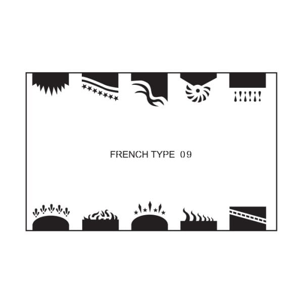 Sparmax French Type Tırnak Şablonu