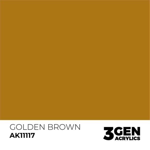 AK 11117 17 ml. Golden Brown, 3GEN Akrilik Model Boyası