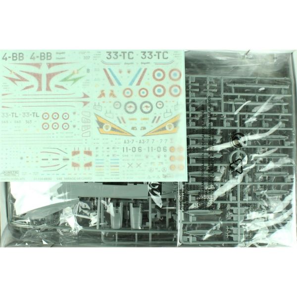 Kinetic K48050 1/48 Ölçek, Dassault Mirage IIIE/O/R/RD/EE/EA Savaş Uçağı, Plastik Model kiti