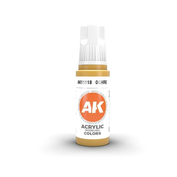AK 11118 17 ml. Ocher, 3GEN Akrilik Model Boyası