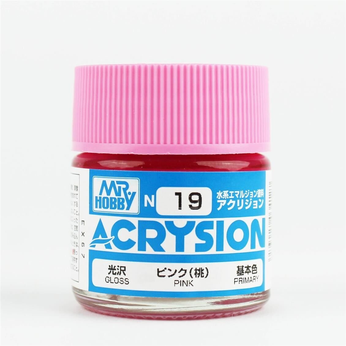Mr.Hobby N-019 10 ml. Pink, Acrysion Serisi Model Boyası