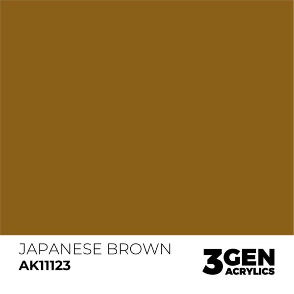 AK 11123 17 ml. Japanese Brown, 3GEN Akrilik Model Boyası