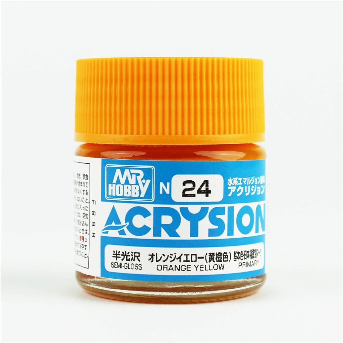 Mr.Hobby N-024 10 ml. Orange Yellow, Acrysion Serisi Model Boyası