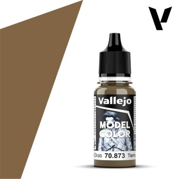 Vallejo 70873 18 ml. (142) Us Field Drab-Matt, Model Color Serisi Model Boyası