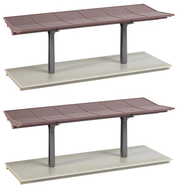 Faller 131366 1/87 Ölçek, Bekleme Platformu ( 2 Adet ), Plastik Model Kiti