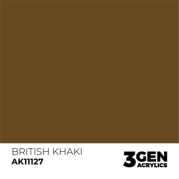 AK 11127 17 ml. British Khaki, 3GEN Akrilik Model Boyası