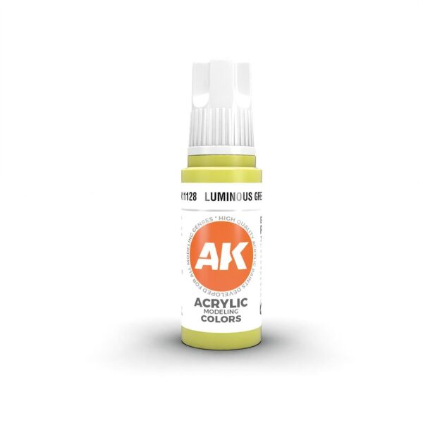 AK 11128 17 ml. Luminous Green, 3GEN Akrilik Model Boyası