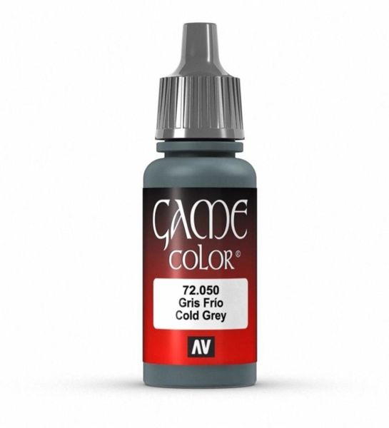 Vallejo 72050 17 ml. Cold Grey, Game Color Serisi Model Boyası