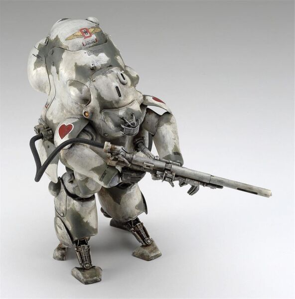 Hasegawa 64112 1/20 Ölçek, Moon Type MK44H-0 Whiteknight (Prototype), Savaş Robotu Bilim Kurgu Plastik Model Kiti