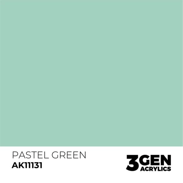 AK 11131 17 ml. Pastel Green, 3GEN Akrilik Model Boyası