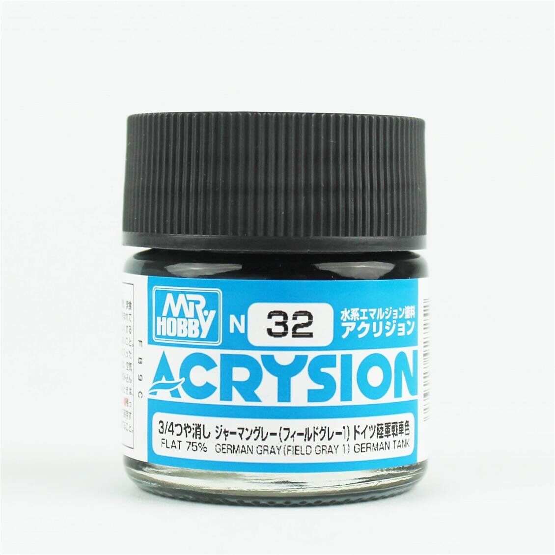 Mr.Hobby N-032 10 ml. German Gray, Acrysion Serisi Model Boyası