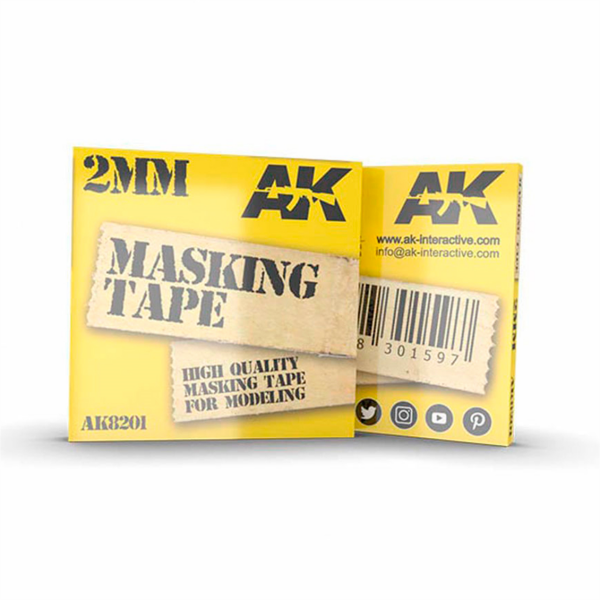 AK 8201 2mm x 20 metre Maskeleme Bandı