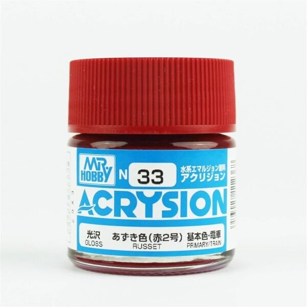Mr.Hobby N-033 10 ml. Russet, Acrysion Serisi Model Boyası