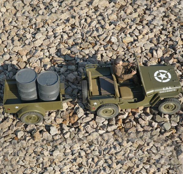 Roc Hobby 1/6 Scaler Willys M100 Trailer (Römork)