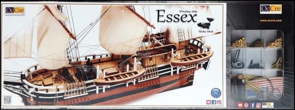 Occre 12006 1/60 Ölçek, Essex Yelkenli Tekne Ahşap Model Kiti