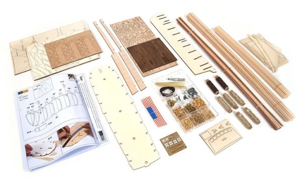 Occre 12006 1/60 Ölçek, Essex Yelkenli Tekne Ahşap Model Kiti