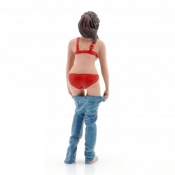 American Diorama AD76314 1/18 Ölçek, Plaj Kızı (Gina) Sergilemeye Hazır Plastik Figürü