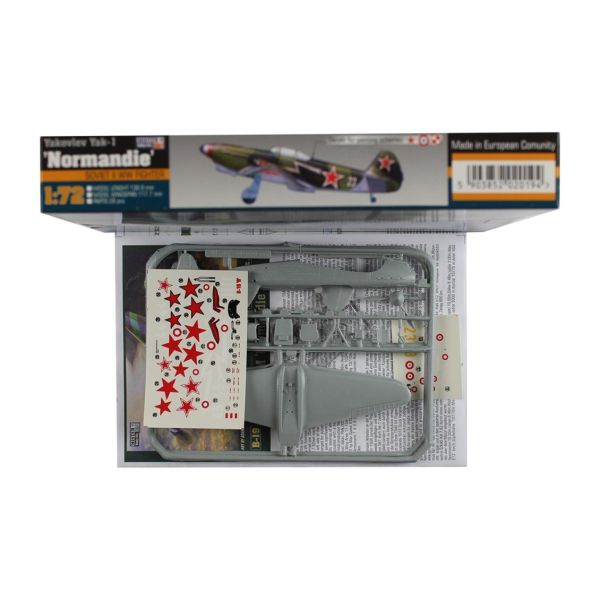 Mistercraft B019 1/72 Ölçek, Yakovlev Yak-1M Normandiya Savaş Uçağı, Plastik Model kiti