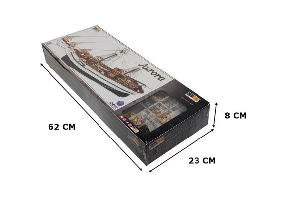 Occre 13001 1/65 Ölçek, Aurora Yelkenli Tekne Ahşap Model Kiti
