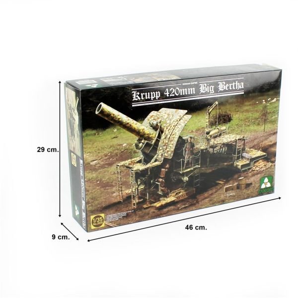 Takom 2035 1/35 Ölçek, Alman İmparatorluğu 420mm Big Bertha Obüsü, Plastik Model kiti