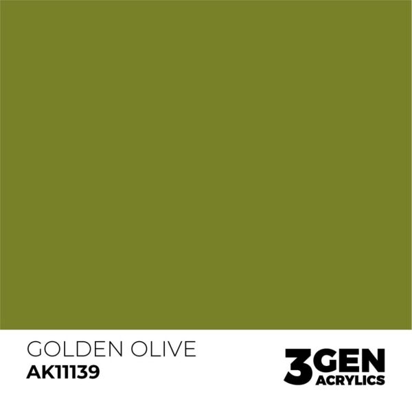 AK 11139 17 ml. Golden Olive, 3GEN Akrilik Model Boyası