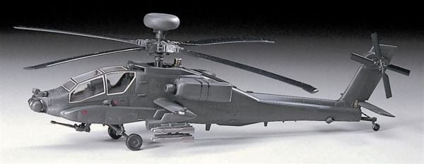Hasegawa E6 536 1/72 Ölçek, AH-64 Apache Longbow, Askeri Helikopter, Plastik Model kiti