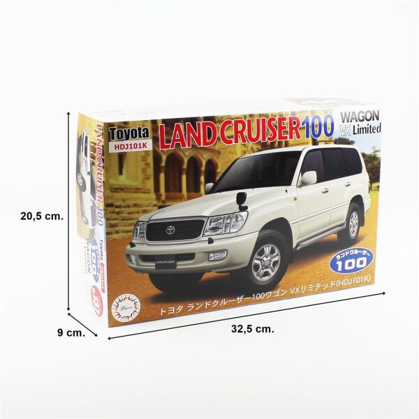 Fujimi ID-137 03800 1/24 Ölçek, Toyota Land Cruiser 100 VAN, Cip Plastik Model Kiti