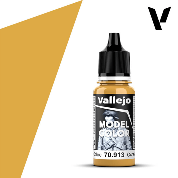 Vallejo 70913 18 ml. (157) Yellow Ochre-Matt, Model Color Serisi Model Boyası