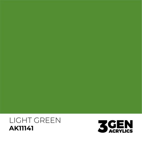 AK 11141 17 ml. Light Green, 3GEN Akrilik Model Boyası