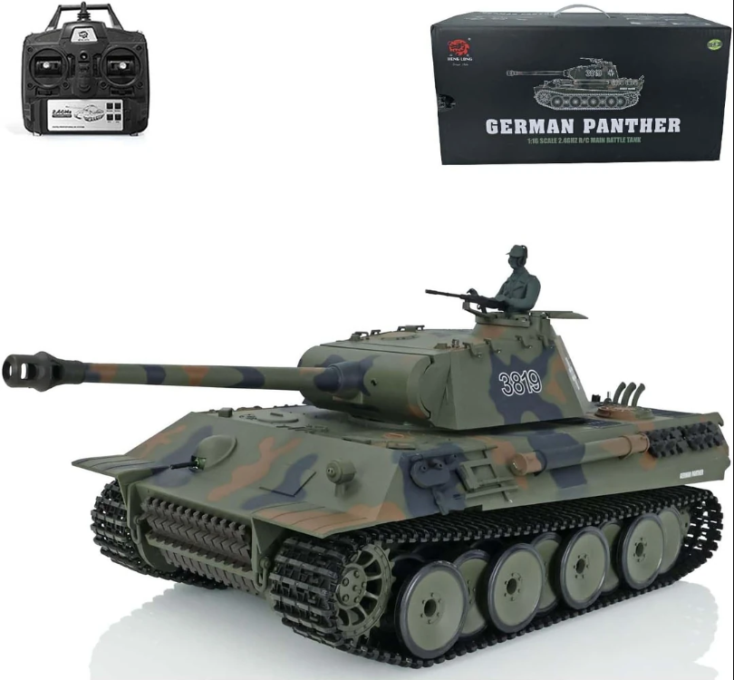 Heng Long 1/16 German Panther RC Tank ( 7.0 ver.) Pro