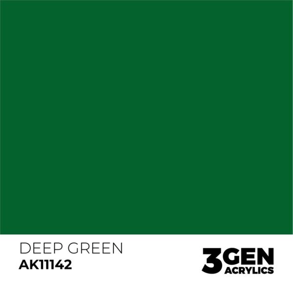 AK 11142 17 ml. Deep Green, 3GEN Akrilik Model Boyası